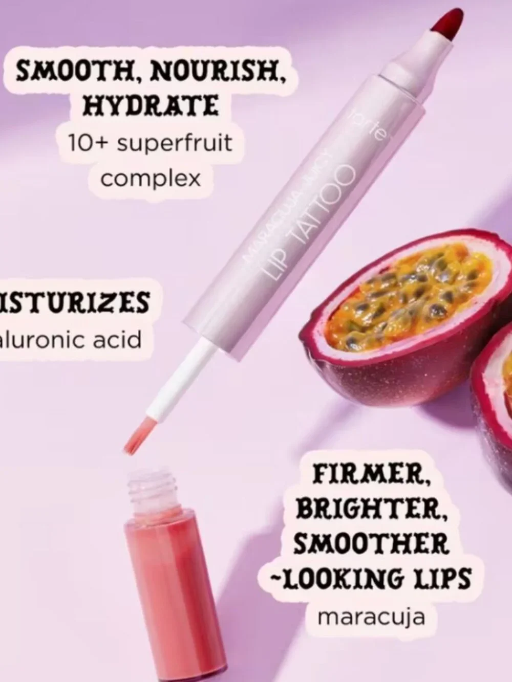 NEW Tarte Maracuja Juicy Lip Tattoo Peachy Beige